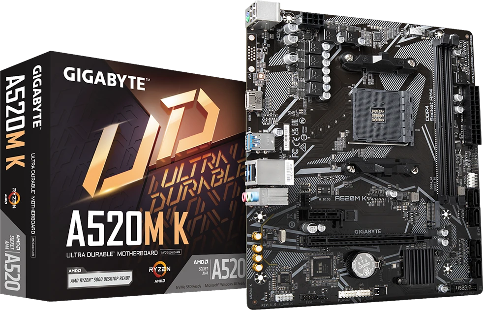 Gigabyte A520M K (Rev. 1.0)